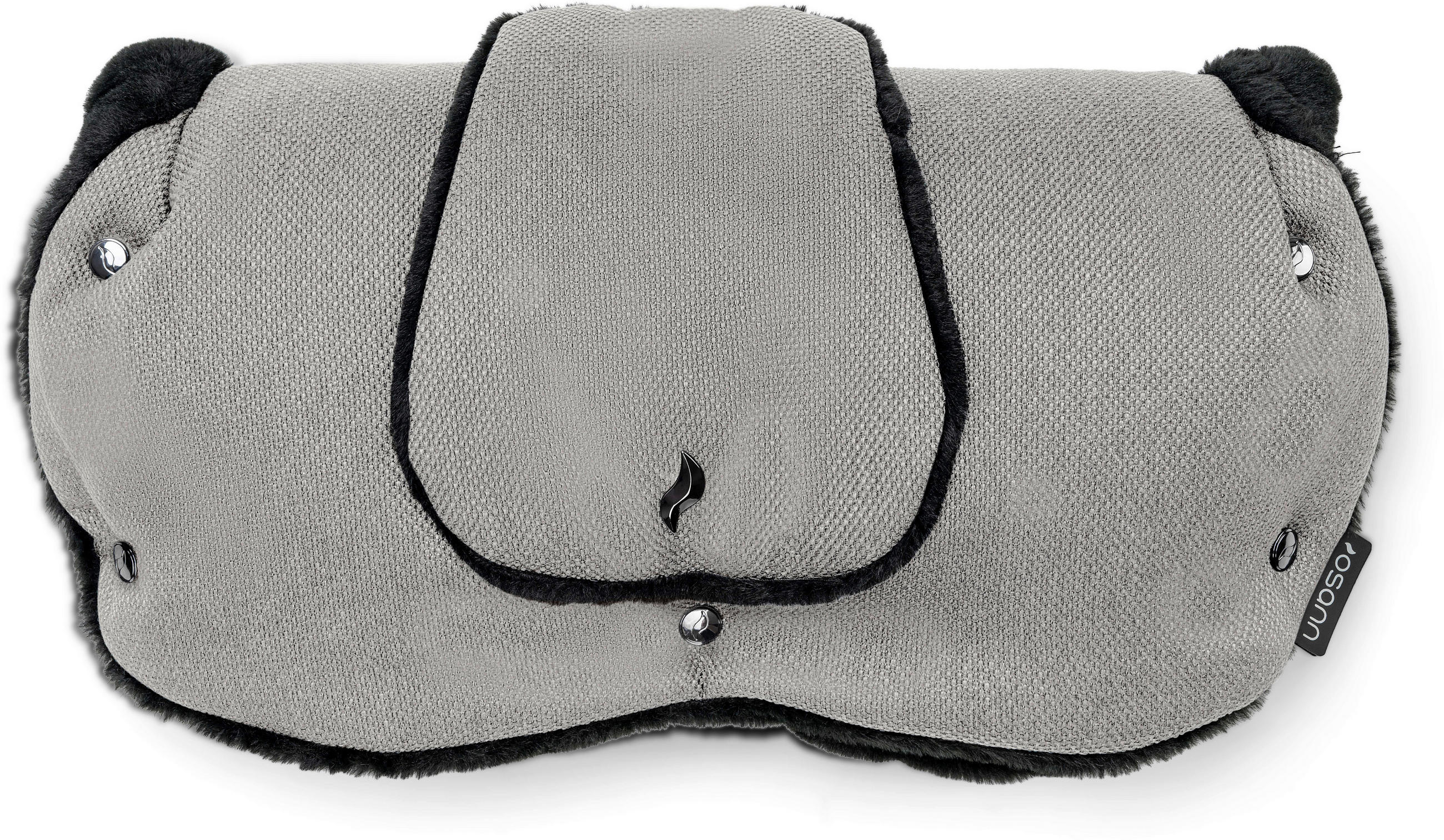 HANDMUFF Cloud  - Hellgrau/Schwarz, Basics, Textil (7/27/47cm) - Osann