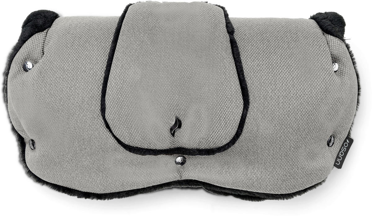 HANDMUFF Cloud  - Hellgrau/Schwarz, Basics, Textil (7/27/47cm) - Osann