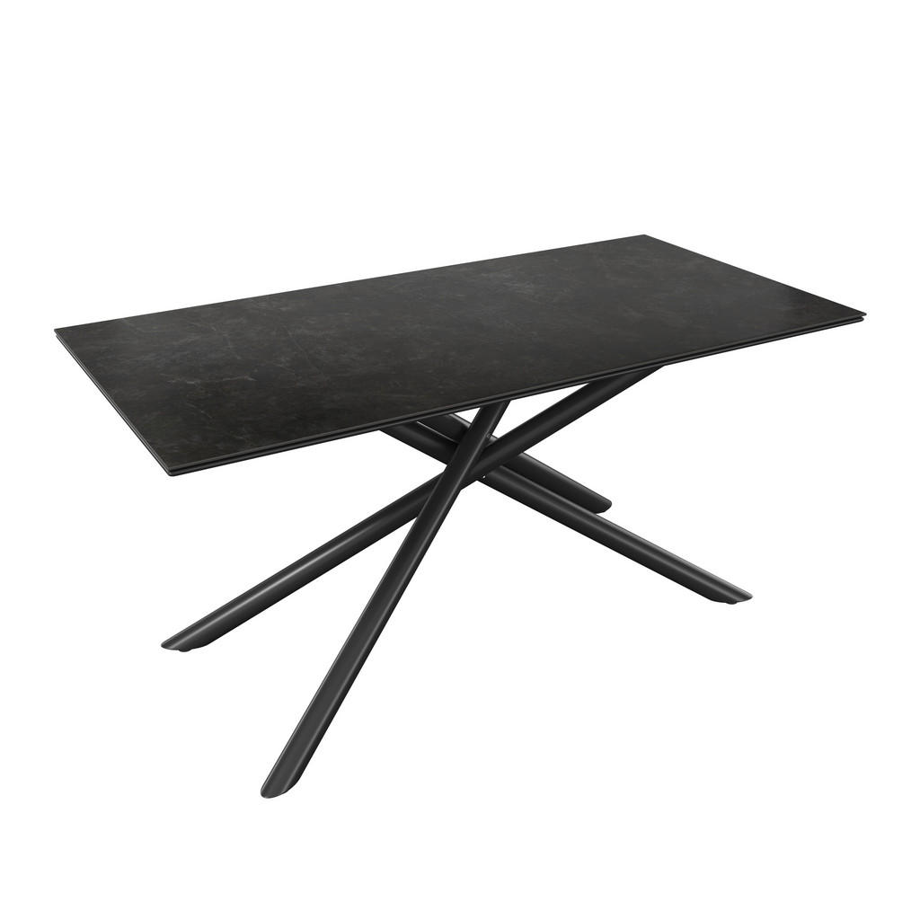 Amatio ZAHRADNÍ STŮL, kov, kámen, 180/90/75 cm