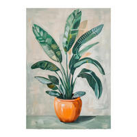 LEINWANDBILD Pflanzen 60/80 cm  - Multicolor, Basics, Holz/Textil (60/80cm)