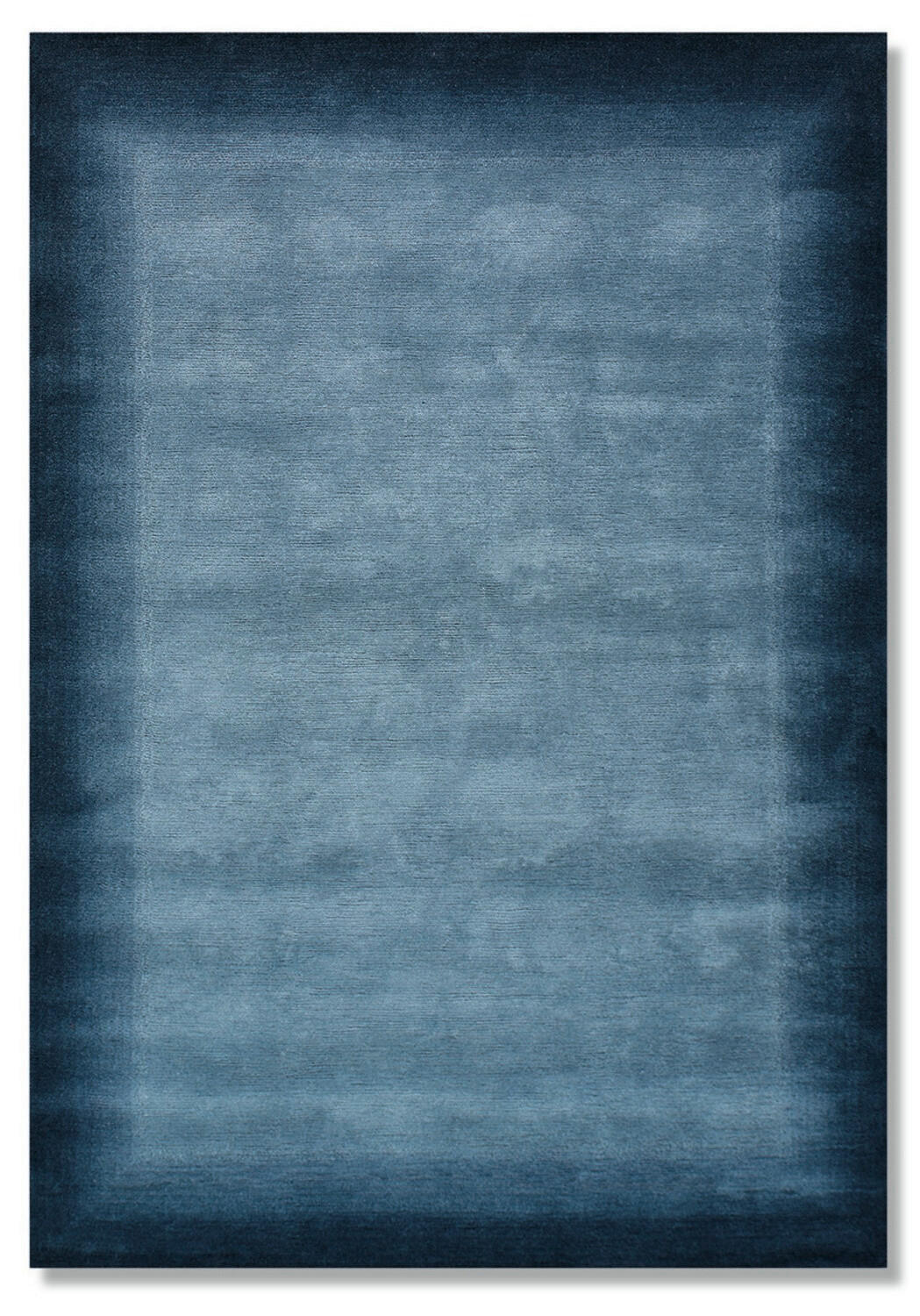 Orientalischer Webteppich Blau Naturfaser Tami 200x250 cm
