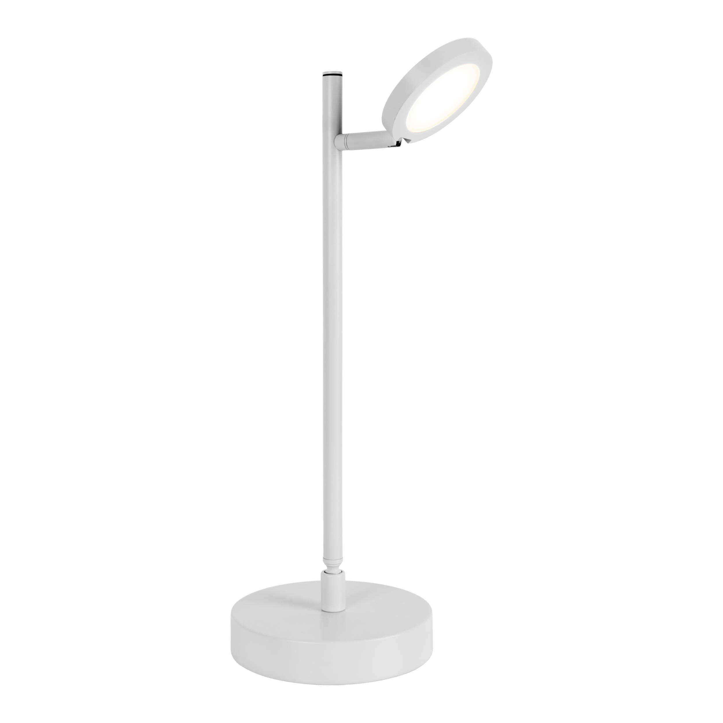 AKKU-TISCHLEUCHTE LUPA 23/16/45 cm   - Weiß, Design, Metall (23/16/45cm) - Näve