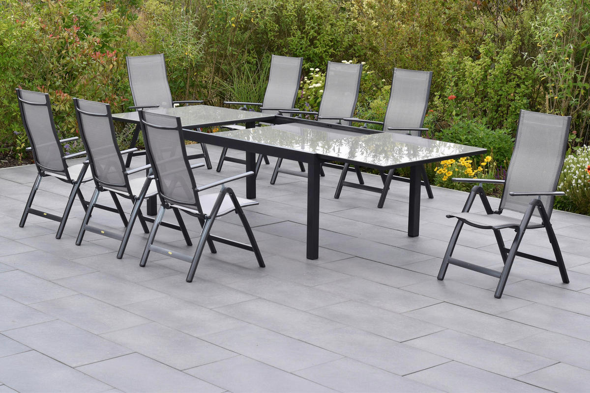 VRTNI SET   aluminij   srebrne barve rjava, srebrne barve    - srebrne barve/rjava, Moderno, kovina/tekstil - Gardenson