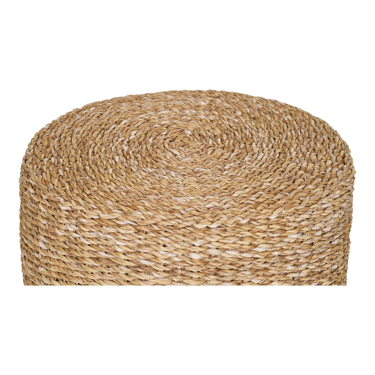 POUF in Eichefarben Naturmaterialien Beigebraun  - Eichefarben/Beigebraun, Basics, Naturmaterialien (40/40/40cm)