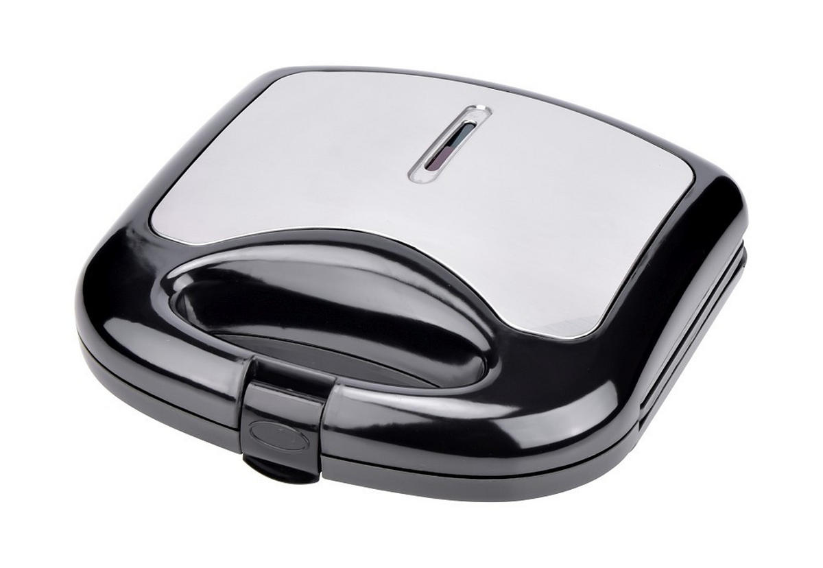 SANDWICHTOASTER  - Schwarz, Basics, Kunststoff/Metall (22/22/7,8cm)