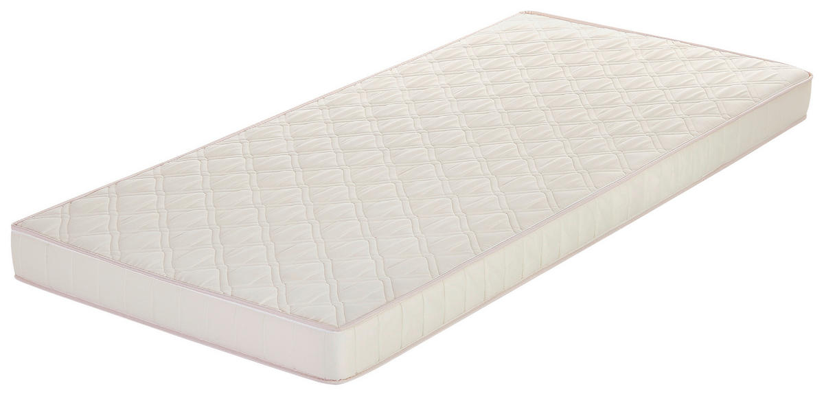 KALTSCHAUMMATRATZE 90/200 cm Höhe ca. 13 cm  - Weiß, Basics, Textil (90/200cm) - P & B