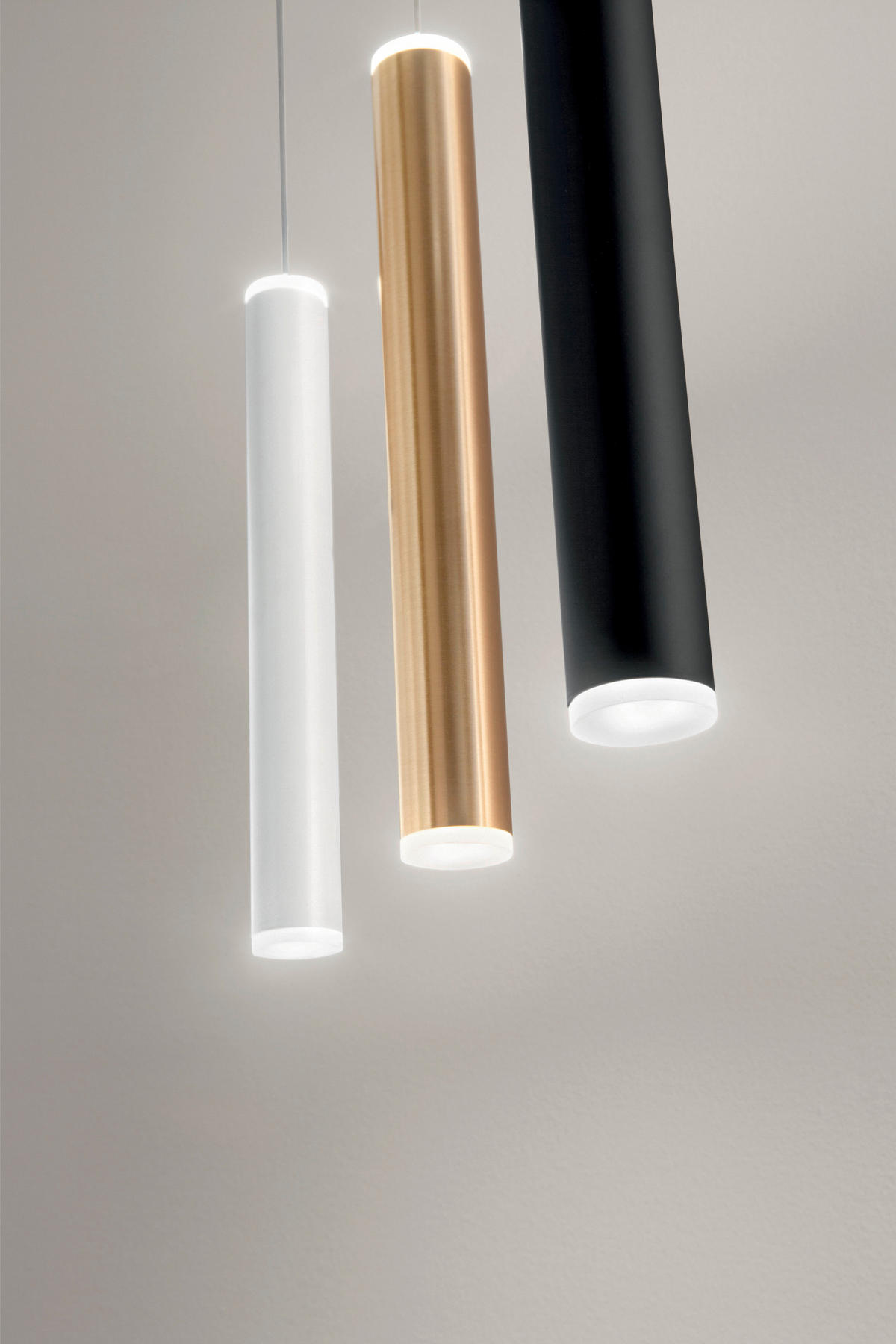 LED-PENDELLEUCHTE Prado 3,7/200 cm   - Weiß, Basics, Metall (3,7/200cm) - Fabas Luce