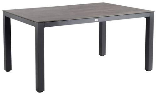 GARTENTISCH 220/100/74 cm Metall Anthrazit  - Anthrazit, Basics, Kunststoff/Metall (220/100/74cm) - Tierra Outdoor