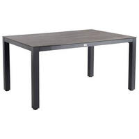 GARTENTISCH 220/100/74 cm Metall Anthrazit  - Anthrazit, Basics, Kunststoff/Metall (220/100/74cm) - Tierra Outdoor