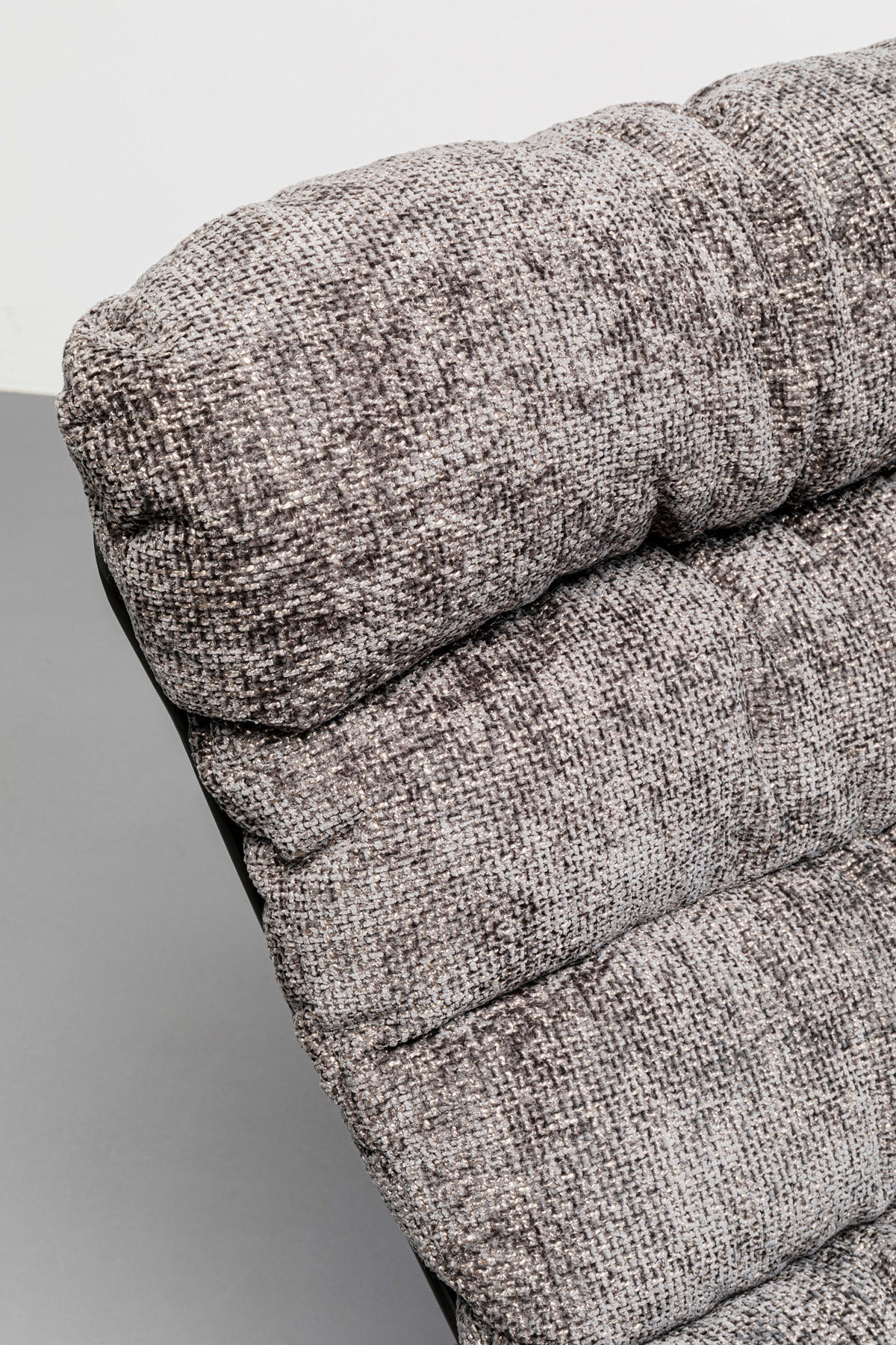SESSELSET    - Schwarz/Grau, Design, Textil/Metall (83/97/106cm) - Kare-Design
