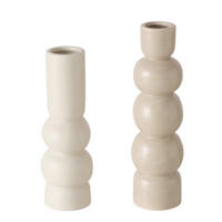 VAS  - beige/cremefärgad, Basics, keramik (6,5/22,5cm) - Boltze Home