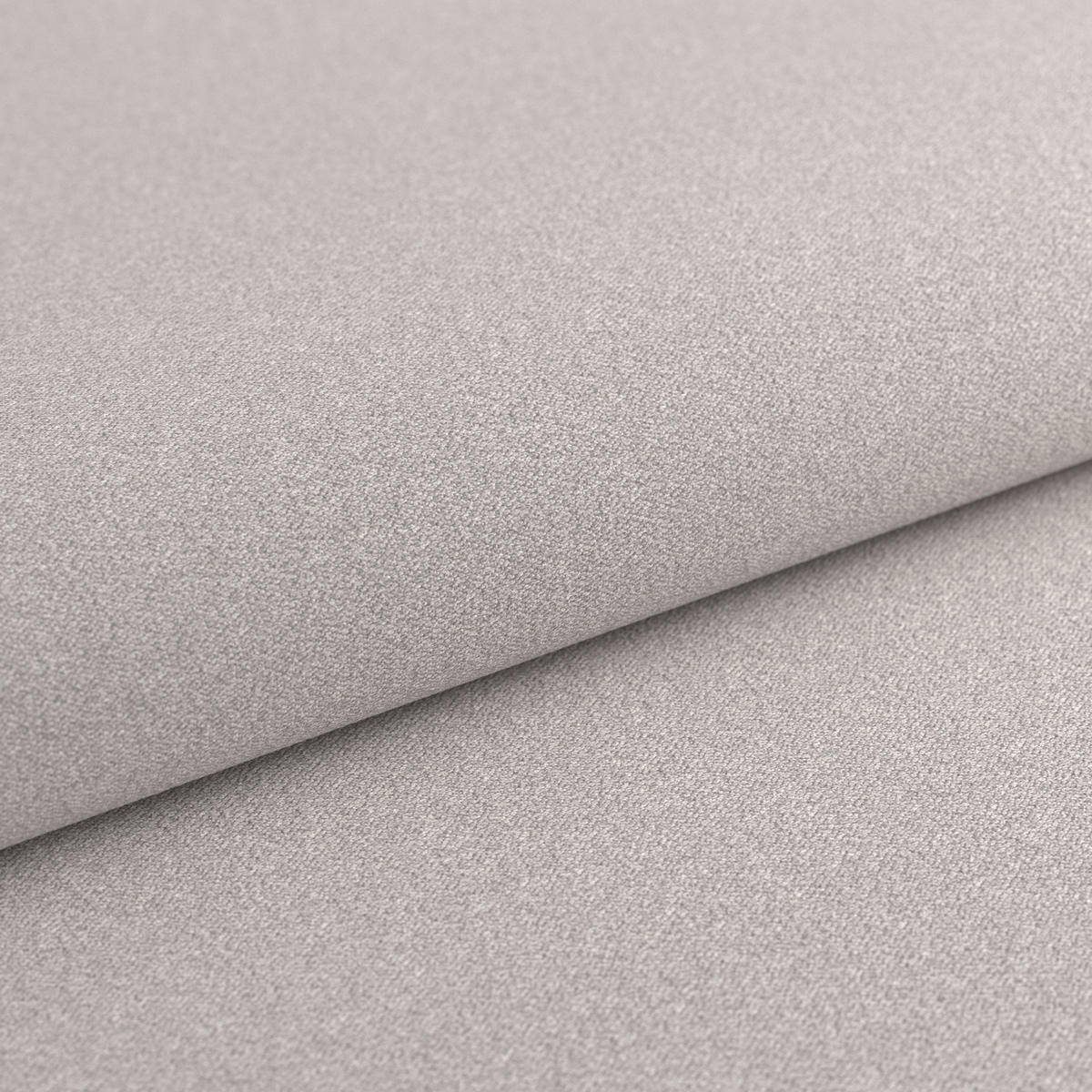 RÉCAMIERE in Flachgewebe Hellgrau  - Eichefarben/Hellgrau, Modern, Holz/Textil (205/74-87/94cm) - Bali