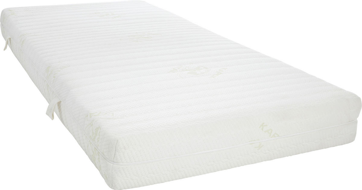 LATEXMATRATZE 90/200 cm  - Weiß, Basics, Textil (90/200cm) - Novel