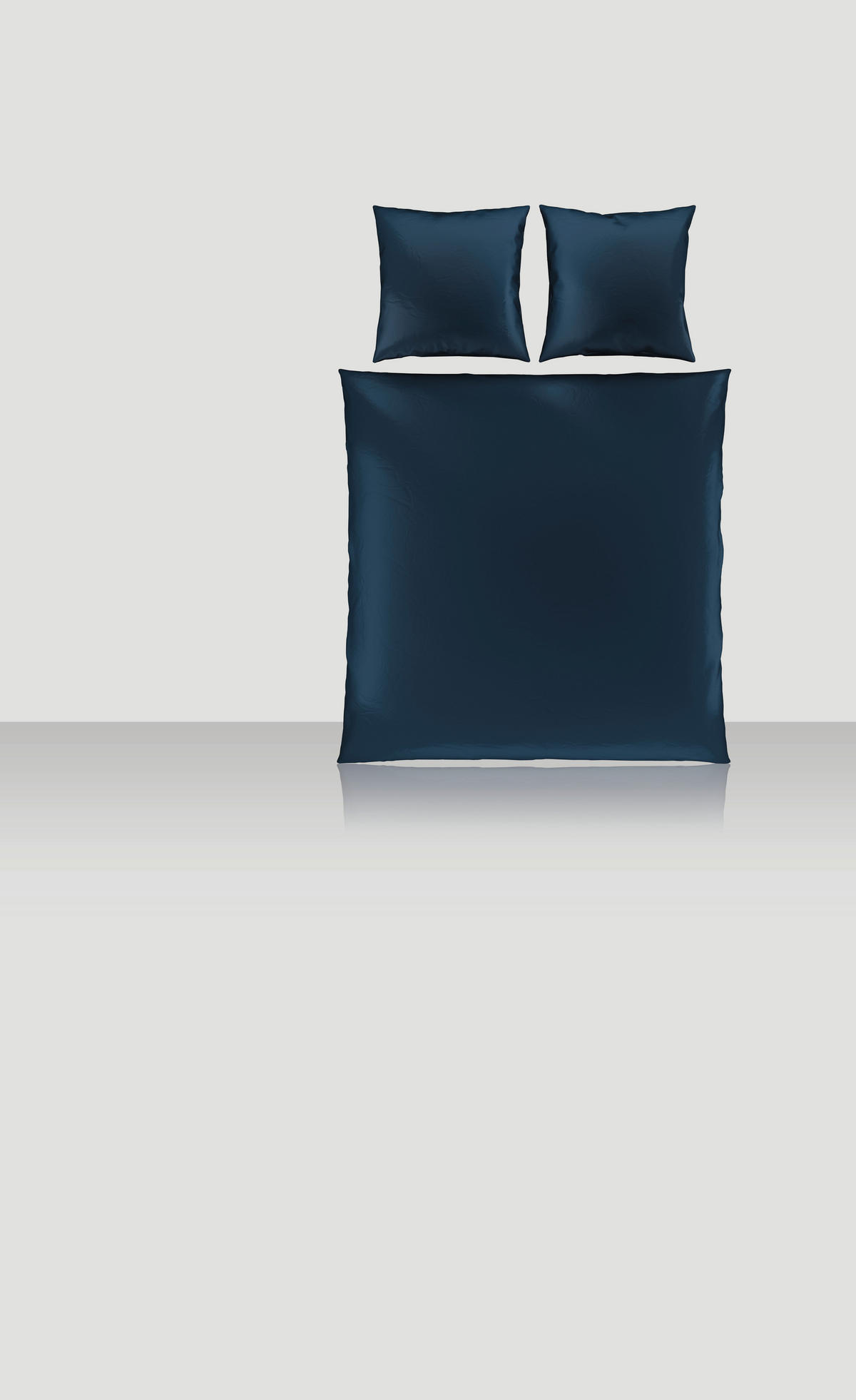 BETTWÄSCHE Segesta Satin 200/200 cm  - Dunkelblau, MODERN, Textil (200/200cm) - Novel