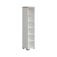 BABYREGAL Kira Eiche Nautik/Kreideweiß Eichefarben, Weiß, Grau  - Eichefarben/Weiß, Basics, Holzwerkstoff (48,4/205,9/39,6cm) - Paidi