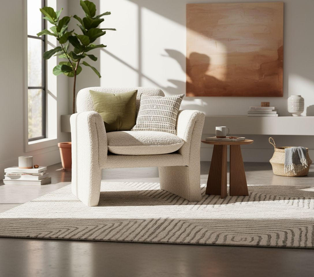 SESSEL in Webstoff Beige  - Beige, Trend, Textil (82.5/78/75.5cm) - Livetastic