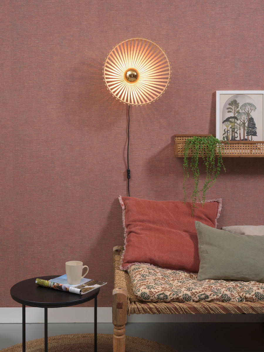 VÄGGLAMPA GOOD&MOJO  13/40 cm   - naturfärgad, Trend (13/40cm) - Good & Mojo
