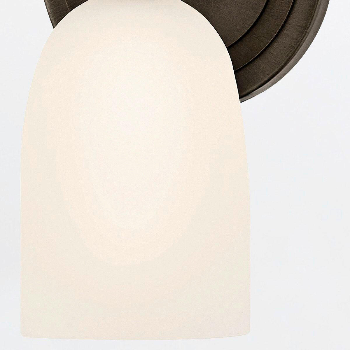 BADEZIMMER-WANDLEUCHTE Hinkley 37,3/12/14,5 cm  - Schwarz, KONVENTIONELL, Glas/Metall (37,3/12/14,5cm) - Elstead Lighting