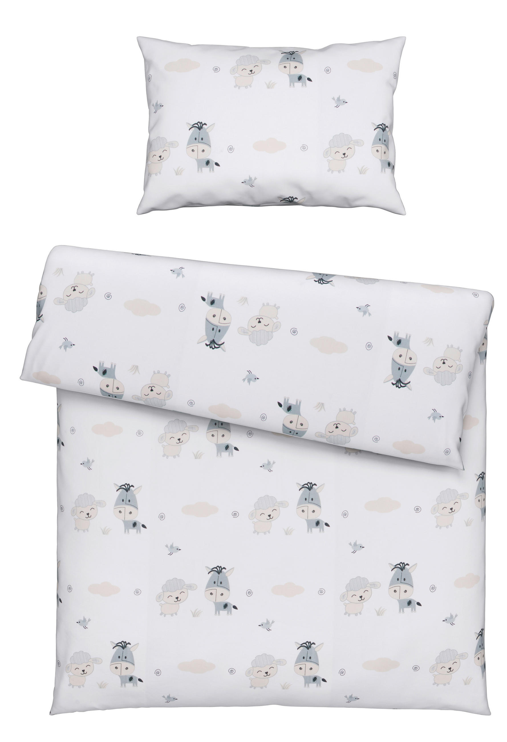 POVLEČENÍ PRO MIMINKO 100/135 cm  - bílá, Basics, textil (100/135cm) - Patinio