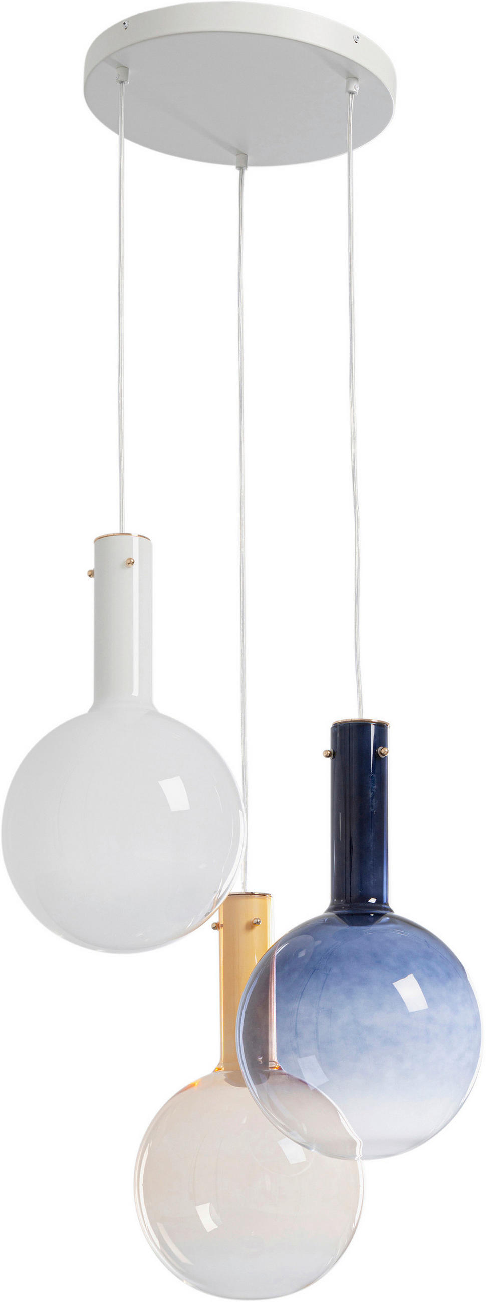 HÄNGELEUCHTE Misteriosa 54/153/54 cm   - Basics, Glas/Metall (54/153/54cm) - Kare-Design