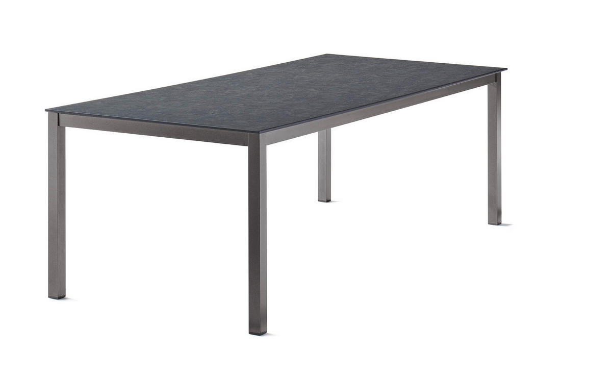 GARTENTISCHGESTELL 217/98/73 cm Metall  - Grau, Basics, Metall (217/98/73cm) - Sieger