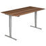 SCHREIBTISCH - Silberfarben/Zwetschgefarben, KONVENTIONELL, Holzwerkstoff/Metall (200/63,5-128,5/100cm) SCHREIBTISCH - Silberfarben/Zwetschgefarben, KONVENTIONELL, Holzwerkstoff/Metall (200/63,5-128,5/100cm)