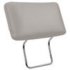 KOPFSTÜTZE - Hellgrau, MODERN, Leder (50/25/12cm) - Sit & More