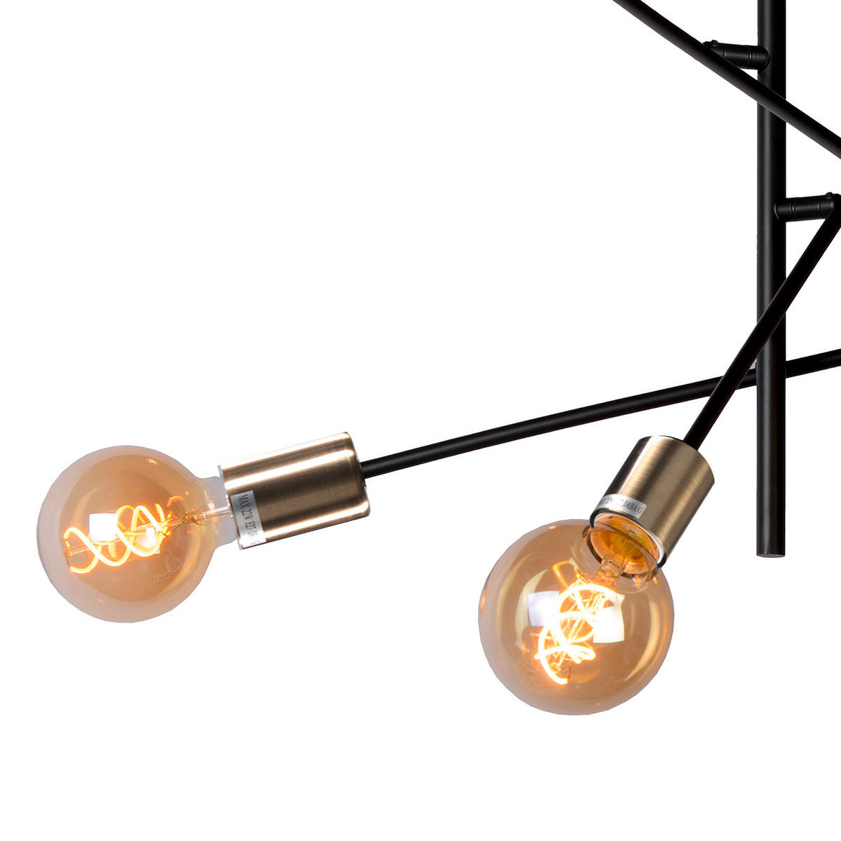 HÄNGELEUCHTE 100/10/100 cm  - Goldfarben/Schwarz, KONVENTIONELL, Metall (100/10/100cm)