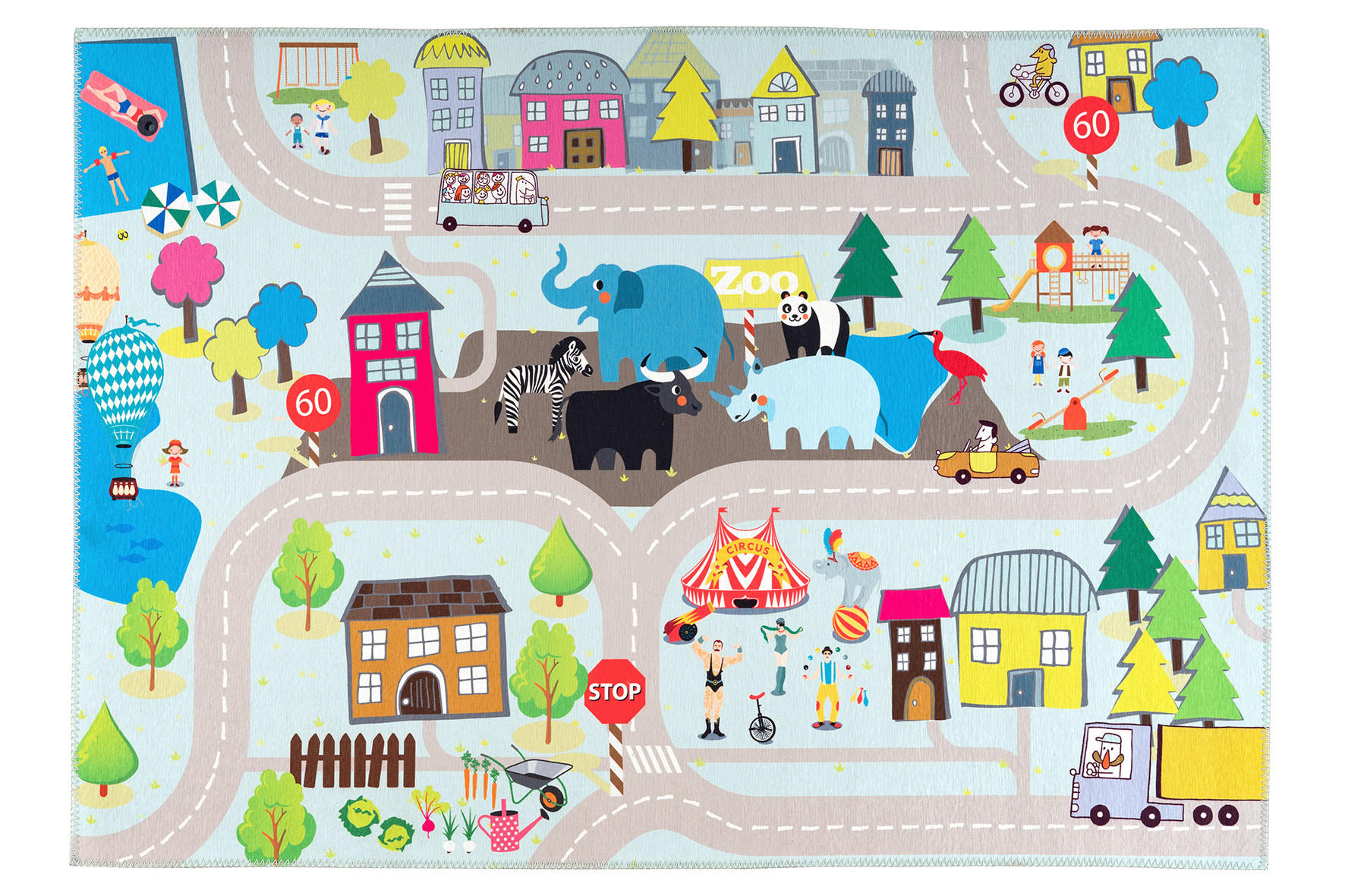 SPIELTEPPICH 80/120 cm My Torino Kids  - Multicolor, Trend, Textil (80/120cm) - Obsession