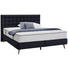 BOXSPRINGBETT 120/200 cm in Dunkelblau - Naturfarben/Dunkelblau, Design, Holz/Textil (120/200cm) - Carryhome BOXSPRINGBETT 120/200 cm in Dunkelblau - Naturfarben/Dunkelblau, Design, Holz/Textil (120/200cm) - Carryhome