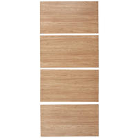 FRONTPANEELSET  - Eichefarben, KONVENTIONELL, Holzwerkstoff (92/202cm) - Hom`in
