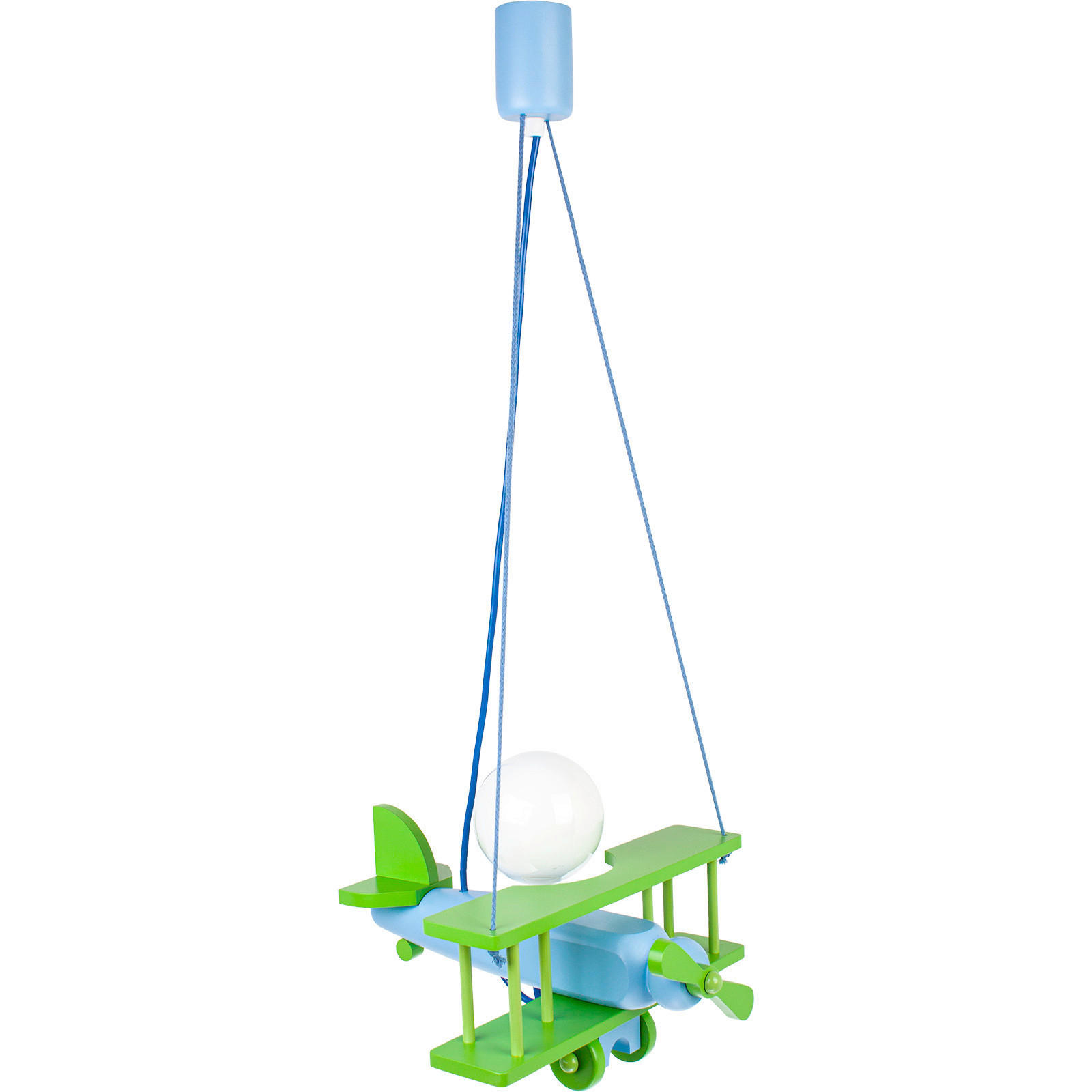 Kinderhängeleuchte Flugzeug H: 75 Cm 1-Flammig