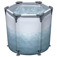 BADEFASS 90/80 cm  - Hellblau, KONVENTIONELL, Kunststoff/Metall (90/80cm) - Bestway