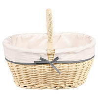 EINKAUFSKORB 30 L  - Weiß, Basics, Naturmaterialien/Textil (45/33/37cm) - Kesper