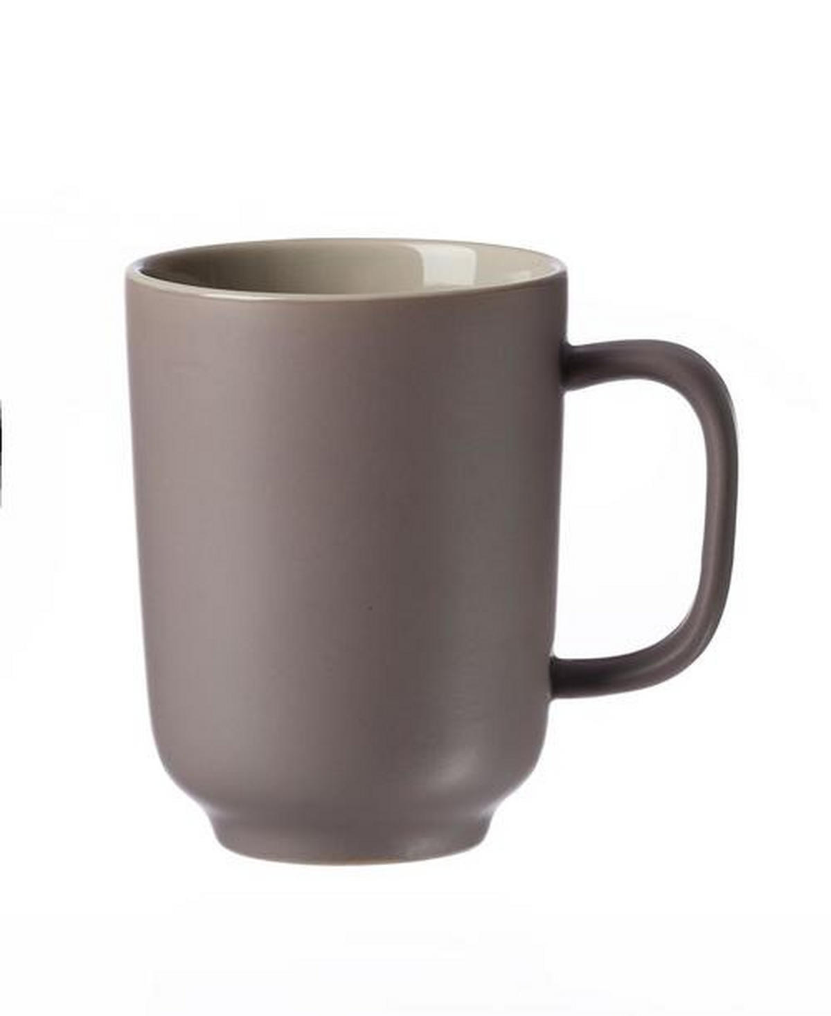 KAFFEEBECHER Jasper 320 ml  - Taupe/Weiss, Design, Keramik (320ml) - Ritzenhoff Breker