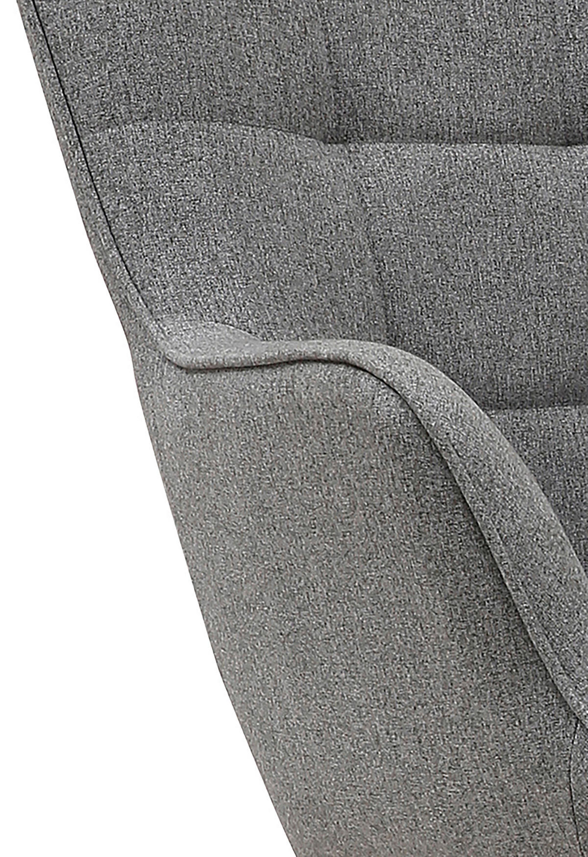 SCHAUKELSESSEL Webstoff Grau    - Buchefarben/Schwarz, MODERN, Holz/Textil (72/92/92cm) - MID.YOU