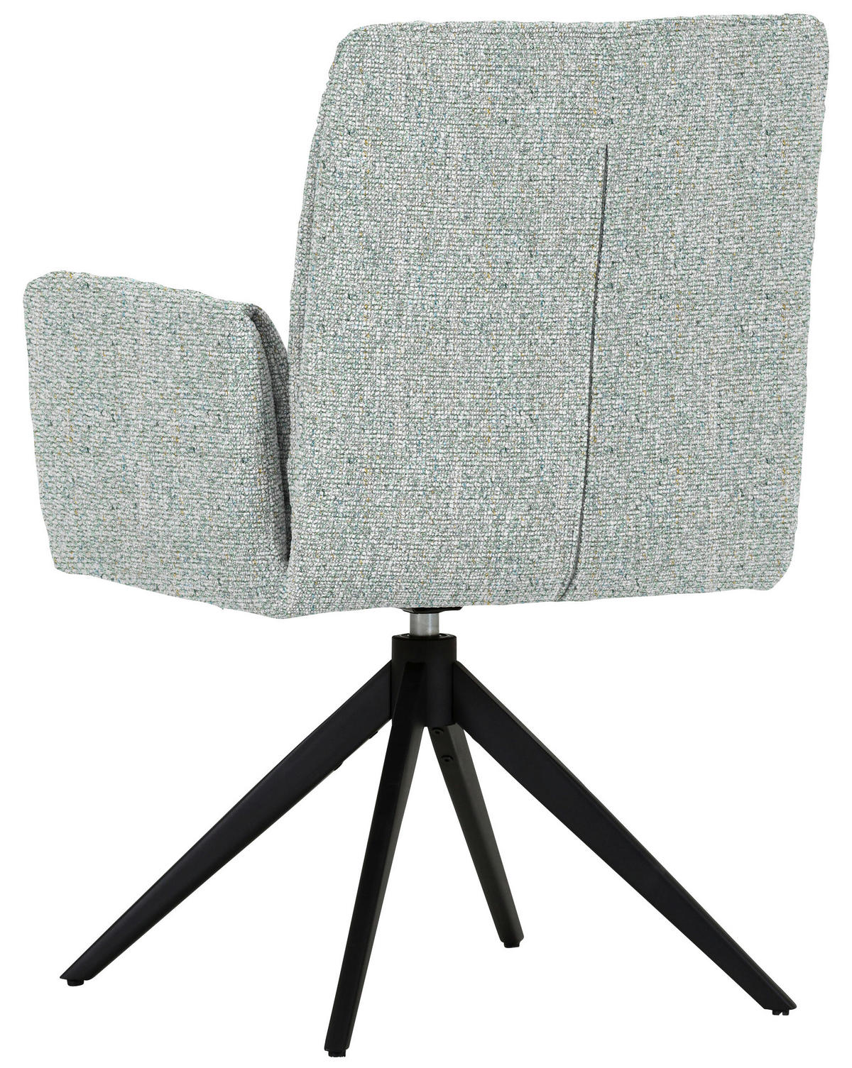 SCAUN CU BRAțE in verde deschis  - verde deschis/negru, Modern, metal/textil (65/90/60cm) - Novel