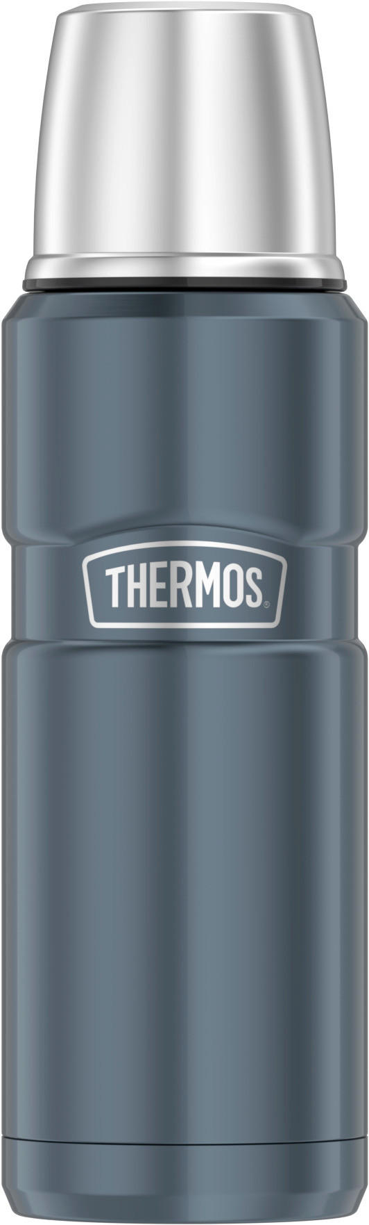 ISOLIERFLASCHE STAINLESS KING 0,47 L  - Dunkelgrau, Metall (0,47l) - Thermos