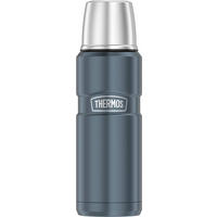 ISOLIERFLASCHE STAINLESS KING 0,47 L  - Dunkelgrau, Metall (0,47l) - Thermos