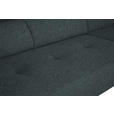 ECKSOFA in Struktur Dunkelgrau 280/205 cm - Dunkelgrau/Schwarz, Design, Textil/Metall (280/205cm) - Xora