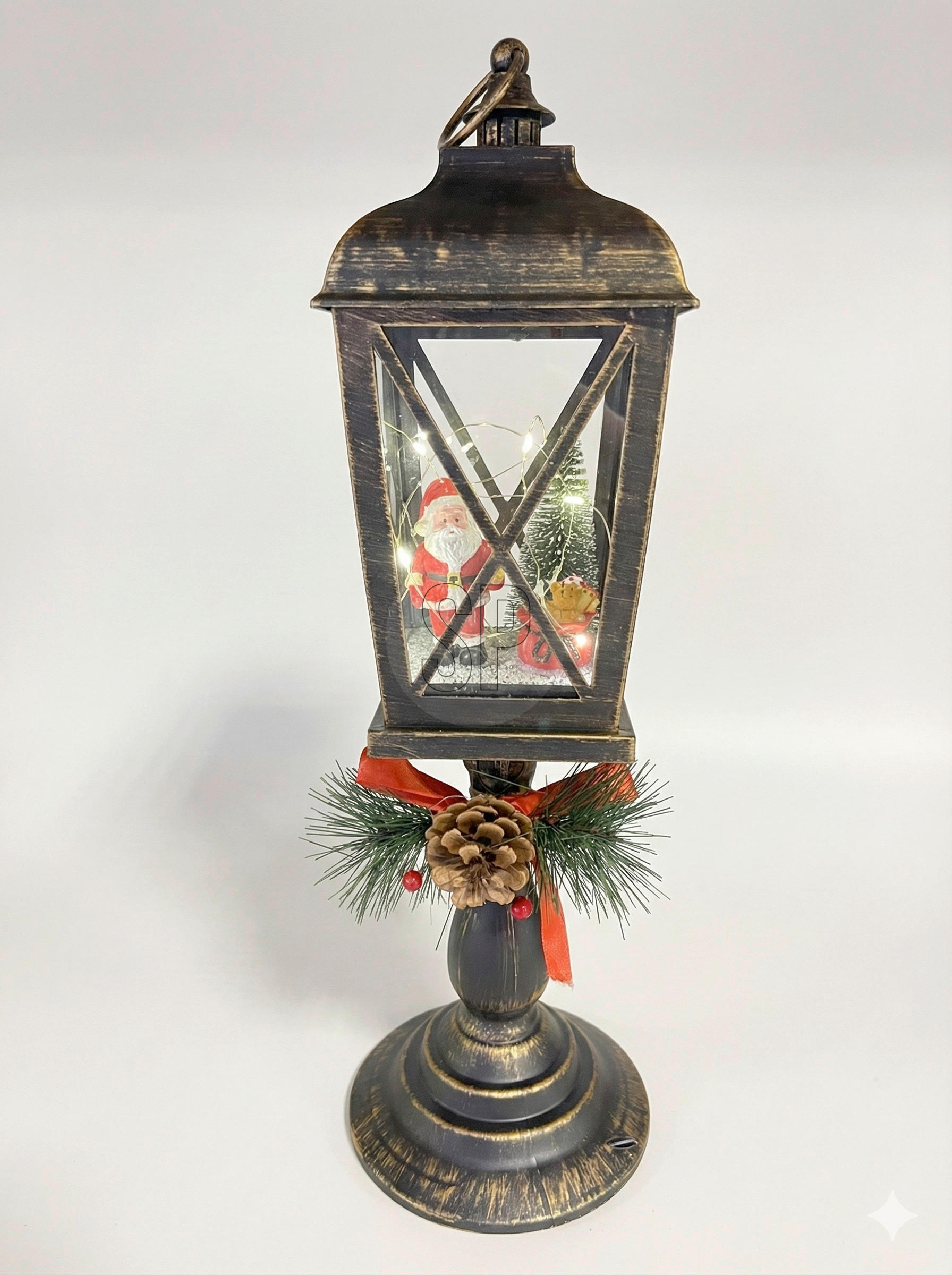LED LÁMPÁS - többszínű, Basics, üveg (14/14/45cm)