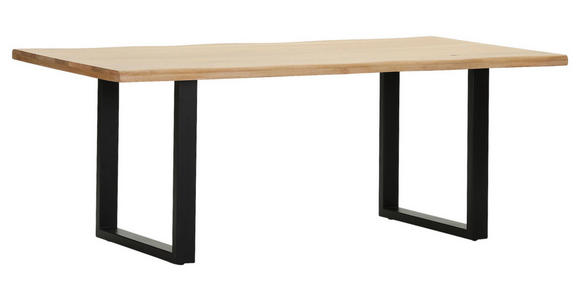 TISCHPLATTE      - Eichefarben, Design, Holz (200/100/4cm) - Landscape
