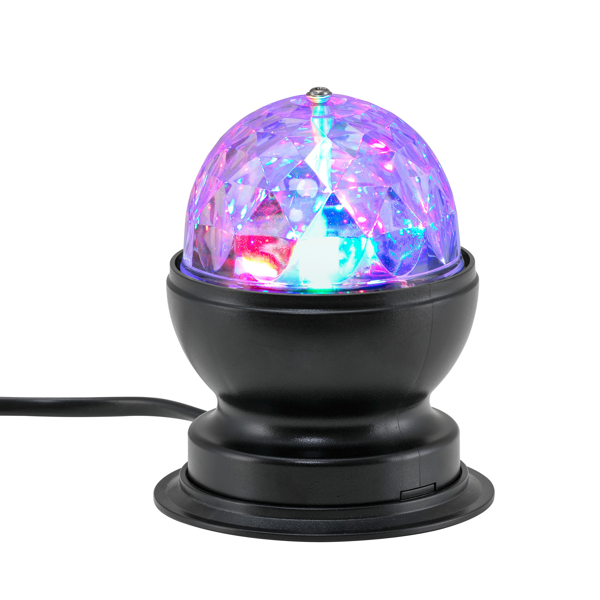 LED STOLNÁ LAMPA,  - priehľadné/čierna, Trend, plast (8,8cm) - Xora