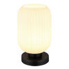 BORDSLAMPA 14/24 cm   - champagne/svart, Klassisk, metall/glas (14/24cm) - Globo