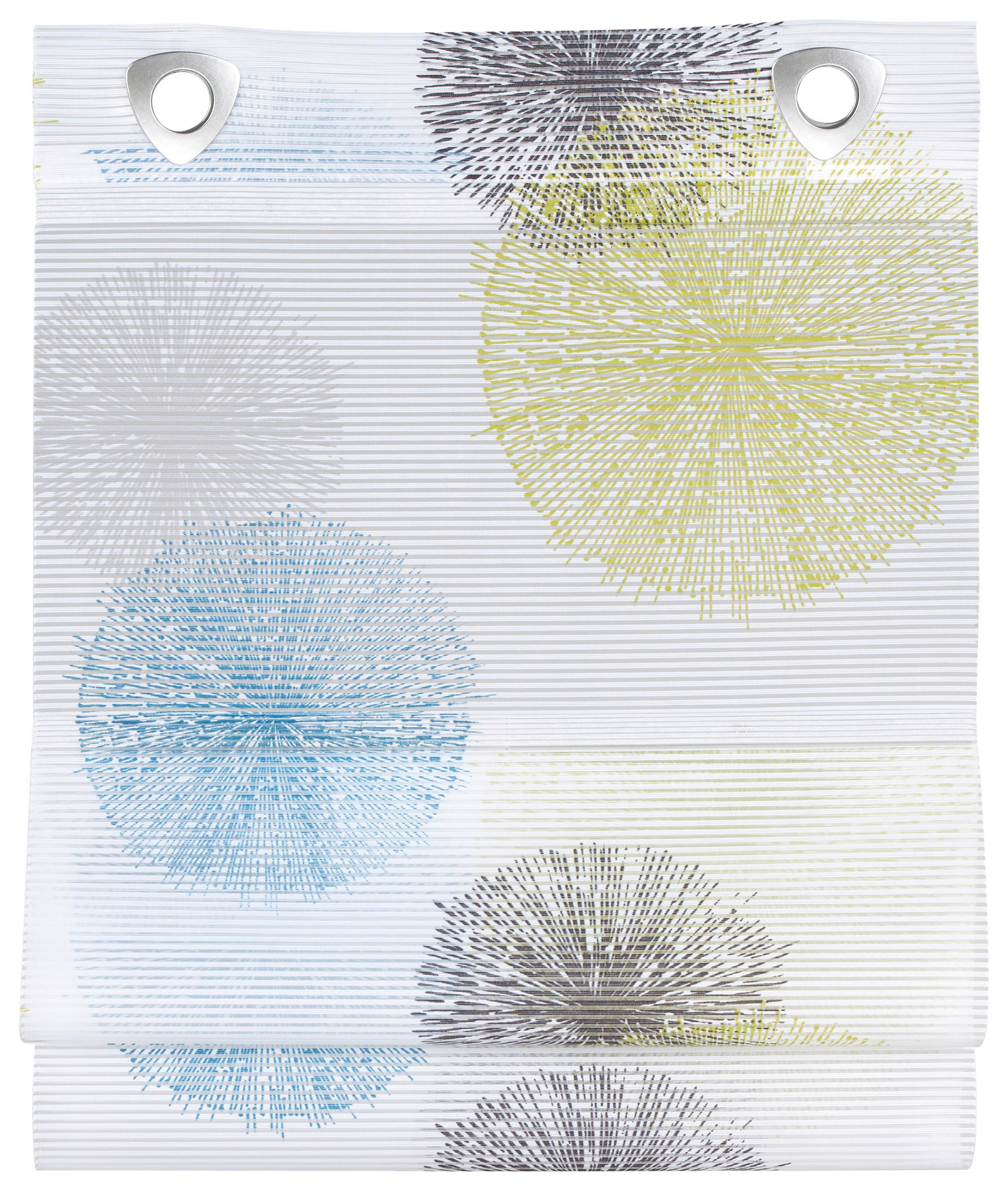 MAGNETROLLO  halbtransparent  45/130 cm    - Blau/Weiß, Basics, Textil (45/130cm) - Novel