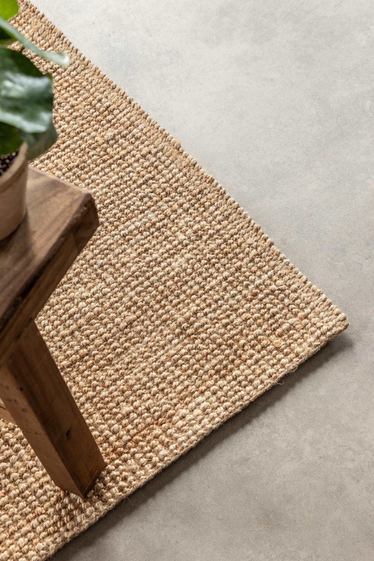 JUTETEPPICH 80/200/200 cm Bouclé Goldfarben  - Goldfarben, Basics, Textil (80/200/200cm) - Linea Natura