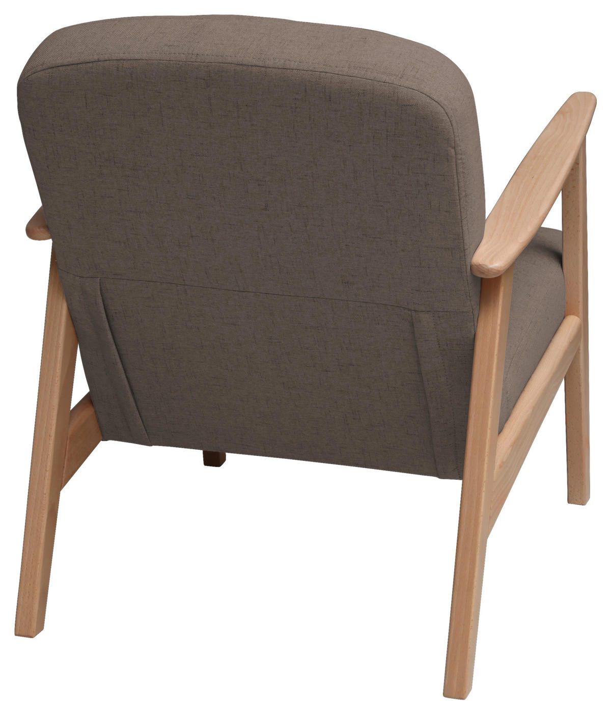 SESSEL in Webstoff Buchefarben, Hellbraun  - Hellbraun/Buchefarben, MODERN, Holz/Textil (63/78/78cm) - Livetastic