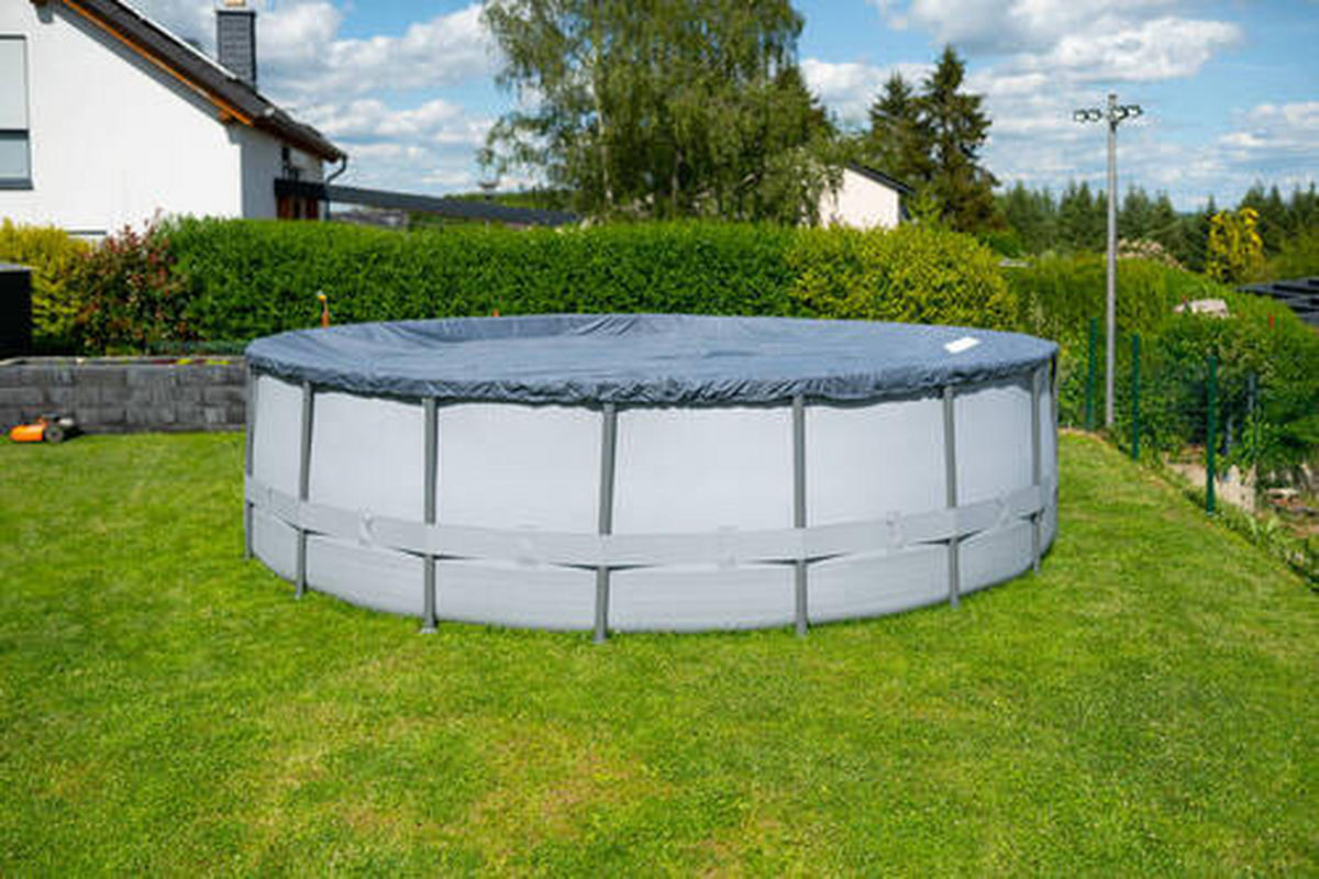 POOL PGP4001852B-AN 549/132 cm  - Anthrazit, KONVENTIONELL, Kunststoff (549/132cm) - Ambia Garden