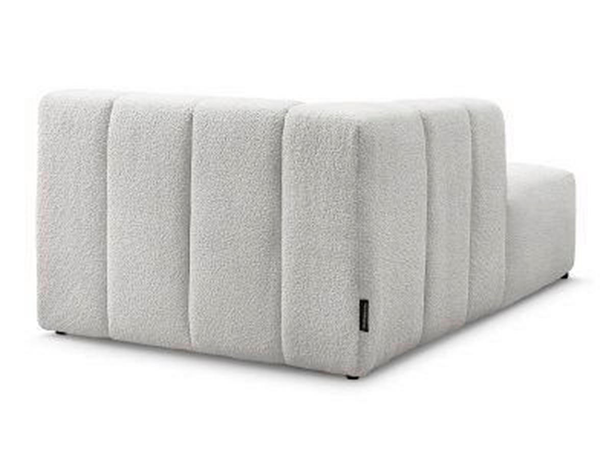 SOFAELEMENT ANNECY Bouclé Hellgrau  - Hellgrau/Schwarz, MODERN, Kunststoff/Textil (120/72/170cm)