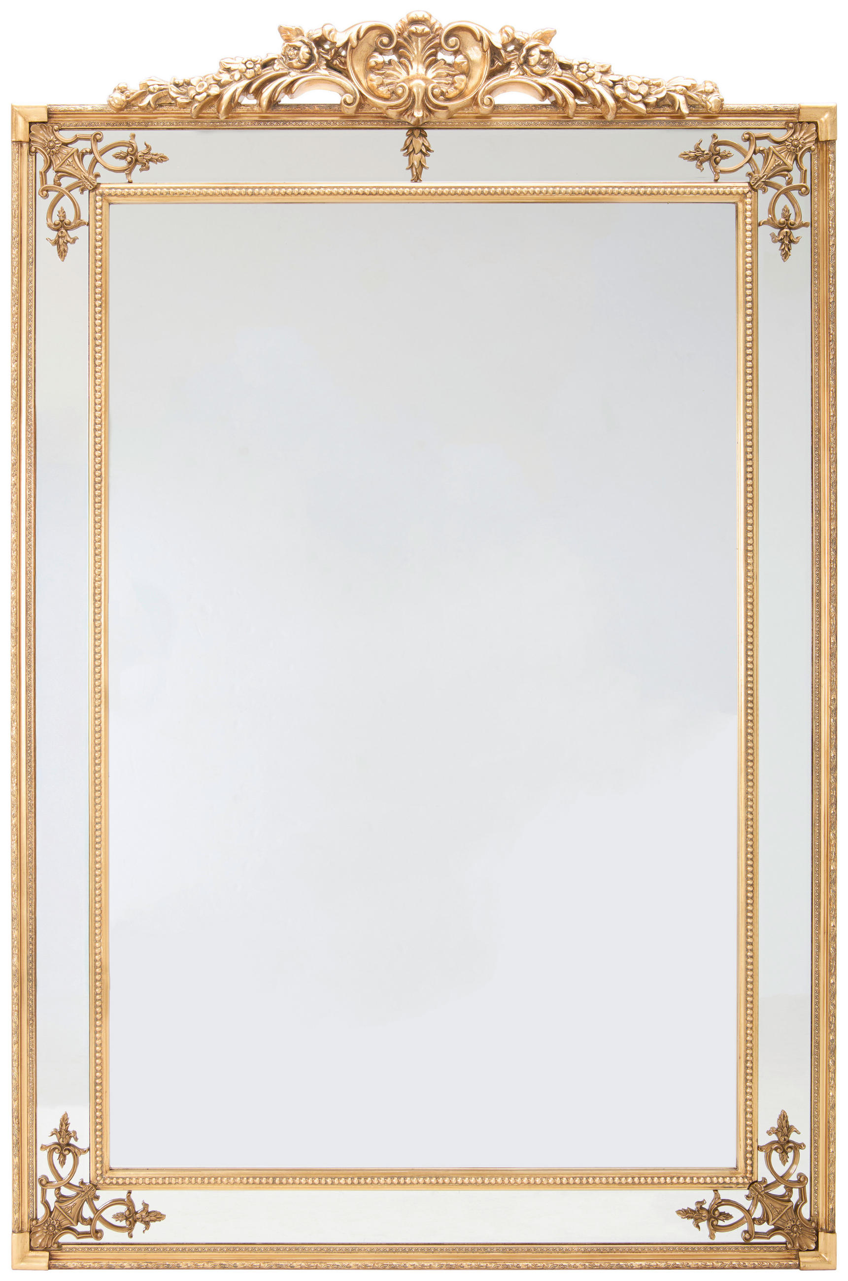 Novel Wandspiegel Gold 154x236x9 cm